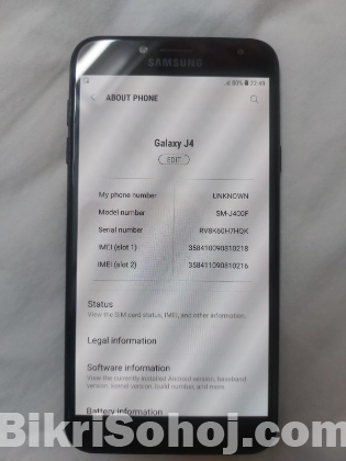 Samsung J4 2/16 full fresh